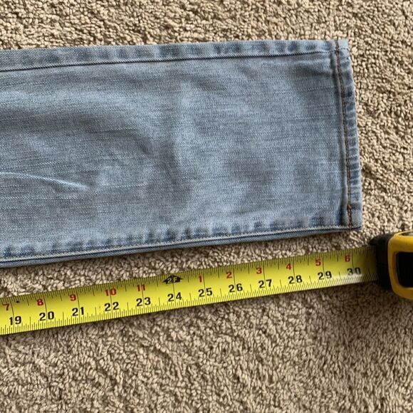 Light Wash American Eagle distressed distressed jeans size 10 - Picture 7 of 9